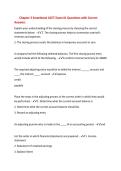 Chapter 3 Smartbook ACCT Exam &num;1 Questions with Correct&NewLine;Answers&NewLine;