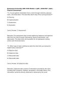 Rasmussen University NUR 2180 Module 1 &lpar;pdf&rpar; &vert; 2026&sol;2027 &vert; Q&A &vert; Physical Assessment