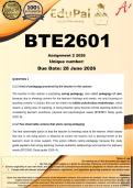 BTE2601 Assignment 2 &lpar;COMPLETE ANSWERS&rpar; 2026 - DUE 28 June 2026
