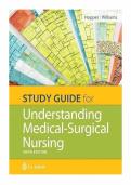 Test bank for Study Guide for Understanding Medical-Surgical Nursing&NewLine;by Paula D&period; Hopper MSN RN CNE &lpar;Author&rpar;  all pages fully covered with test questions and answers guide A&plus;