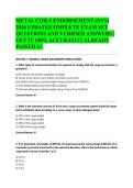 METAL COILS ENDORSEMENT &lpar;NYS&rpar; 2026 UPDATE&vert;COMPLETE EXAM SET QUESTIONS AND VERIFIED ANSWERS &vert; GET IT 100&percnt; ACCURATE&excl;&excl;&vert; ALREADY PASSED A&plus;&NewLine;