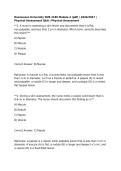 Rasmussen University NUR 2180 Module 4 &lpar;pdf&rpar; &vert; 2026&sol;2027 &vert; Physical Assessment Q&A &vert; Physical Assessment