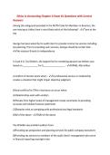 Ethics in Accounting Chapter 4 Exam &num;1 Questions with Correct&NewLine;Answers