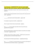 Law of Contracts - CHAMPIONS TEST&vert; Questions &lpar;Latest Update&NewLine;2026&vert;2027&rpar; With Correct Answers&vert; Solutions &vert;Verified &lpar;100&percnt; Pass&rpar;