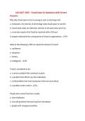 LSU ACCT 4235 &ndash; Fraud Exam &num;1 Questions with Correct&NewLine;Answers