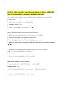 My D204 WGU Study Set Exam&vert; Questions &lpar;Latest Update 2026&vert;2027&rpar;&NewLine;With Correct Answers&vert; Solutions &vert;Verified &lpar;100&percnt; Pass&rpar;&NewLine;