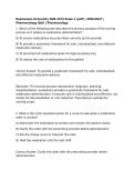 Rasmussen University NUR 2474 Exam 1 &lpar;pdf&rpar; &vert; 2026&sol;2027 &vert; Pharmacology Q&A &vert; Pharmacology