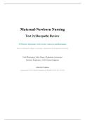 Maternal-Newborn Nursing Test 2 &lpar;Sherpath&rpar; Review &lpar;2026&sol;2027 Edition&rpar; &ndash; Elsevier Sherpath Adaptive Learning &vert; Intrapartum&comma; Postpartum & Newborn Care &vert; 50 Practice Questions with Correct Answers and Rationales