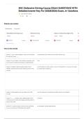 NSC Defensive Driving Course EXAM QUESTIONS WITH Detailed Answer Key For &lpar;2025&vert;2026&rpar; Exam&comma; A&plus; Solutions