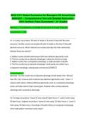 WGU C211 Global Economics for Managers OA Actual Exam 2026&sol;2027 &ndash; Comprehensive Test with Detailed Rationales &vert; 100&percnt; Verified &vert; Pass Guaranteed &ndash; A&plus; Graded