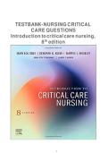 Updated&sol;Latest Exam 1 Nursing Critical Care Questions Adult Health 3 2025&ndash;2026 Comprehensive Test Bank Questions and Answers for Critical Care Nursing Examination Preparation Adult Health Nursing Clinical Judgment Intensive Care Concepts and NCLEX Success