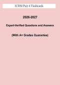 ICRM Part 4 Flashcards PDF &vert; Records Program Management&comma; Governance & Certification Exam Review &lpar;2026&ndash;2027&rpar;