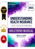 Solutions Manual &mdash; Understanding Health Insurance&colon; A Guide to Billing and Reimbursement&comma; 18th Edition &lpar;Green&comma; 2023&rpar; &vert; Chapters 1&ndash;17 Covered