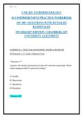 NR 283 PATHOPHYSIOLOGY 2026&sol;2027 EXAM PREP &vert; 325 Q&A With Rationales &vert; Chamberlain