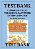 Updated&sol;Latest Philosophies and Theories for Advanced Nursing Practice 3rd Edition by Janie B&period; Butts and Karen L&period; Rich 2025&ndash;2026 Comprehensive Test Bank Questions and Answers for Advanced Nursing Theory Nursing Science Evidence Based Practice and Professi