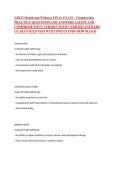 NR 222 Health & Wellness &ndash; NR 222 &ndash; Chamberlain University &ndash; Final Exam Practice Questions and Answers Comprehensive Study Guide