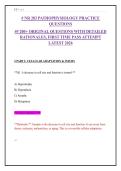 NR 283 PATHOPHYSIOLOGY PRACTICE QUESTIONS 2026 &vert; 200&plus; Q&A with Rationales &vert; Chamberlain