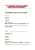 NR 224 Fundamentals of Nursing &ndash; NR 224 &ndash; Chamberlain University &ndash; Comprehensive Practice Questions and Verified Answers Study Guide