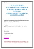 NR 324 ADULT HEALTH I FINAL EXAM 2026&sol;2027 &vert; 300&plus; Q&A Bank &vert; Chamberlain
