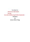 Updated&sol;Latest Maternal and Child Health Nursing 8th Edition by Silbert-Flagg and Pillitteri 2025&ndash;2026 Comprehensive Test Bank Questions and Answers for Maternal Newborn Pediatric Nursing Examination Preparation Clinical Practice Success Child Health Lear
