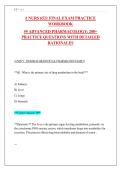 NURS 6521 Advanced Pharmacology Final Exam Review&colon; 215&plus; Practice Questions with Detailed Rationales &lpar;2026&sol;2027&rpar;