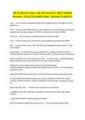 Dh Profession Exam with all Correct & 100&percnt; Verified Answers &vert;Actual Complete Exam &vert;Already Graded A&plus;