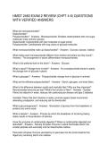 HMGT 2460 EXAM 2 REVIEW &lpar;CHPT 4-6&rpar; QUESTIONS WITH VERIFIED ANSWERS