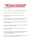 AMMO SET A V&period; 2-3 CDC QUESTIONS WITH CORRECT ANSWERS 2026