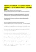 Ammo Level 5 CDC Vol1 &lpar;Not in Vol1 & 2 Combo&rpar; Questions with Correct Answers 2026
