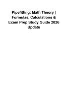 Pipefitting Math Theory&colon; Formulas&comma; Calculations & Exam Prep Study Guide 2026 Update