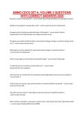 AMMO CDCS SET A&comma; VOLUME 2 QUESTIONS WITH CORRECT ANSWERS 2026