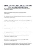 AMMO CDC-S SET A VOLUME 3 QUESTIONS WITH CORRECT ANSWERS 2026&period;
