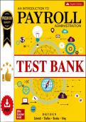 Test Bank for An Introduction to Payroll Administration&comma; 8th Canadian Edition &lpar;Dryden&comma; 2024&ndash;2025&rpar; &vert; All Chapters 1&ndash;12 Covered