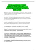 NUR 529 Exam 1 &ndash; Advanced Nursing Concepts&comma; Assessment&comma; and Foundational Clinical Practice Review