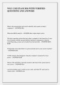 WGU C182 EXAM 2026 WITH VERIFIED &NewLine;QUESTIONS AND ANSWERS &NewLine; &NewLine; &NewLine;
