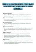 SPED 5313 COMPREHENSIVE STUDY GUIDE&NewLine;2026 FULL QUESTIONS AND SOLUTIONS&NewLine;GRADED A&plus;