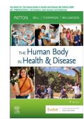 Test Bank For The Human Body in Health and Disease 8th Edition&vert;ISBN&colon;&NewLine;NO 9780323734165 &vert; All Chapters with Answers and Rationals