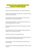 HAZ-MAT OPS FINAL EXAM QUESTIONS AND CORRECT ANSWERS 2026&sol;2027