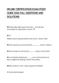 SPLUNK CERTIFICATION EXAM STUDY&NewLine;GUIDE 2026 FULL QUESTIONS AND&NewLine;SOLUTIONS&NewLine;
