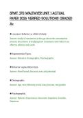 SPMT 370 WALTMYER UNIT 1 ACTUAL&NewLine;PAPER 2026 VERIFIED SOLUTIONS GRADED&NewLine;A&plus;