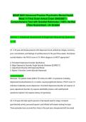 NRNP 6665 Advanced Practice Psychiatric Mental Health Week 11 Final Exam Actual Exam 2026&sol;2027 &ndash; Comprehensive Test with Detailed Rationales &vert; 100&percnt; Verified &vert; Pass Guaranteed &ndash; A&plus; Graded