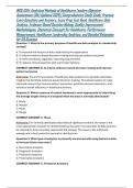 WGU D514 Analytical Methods of Healthcare Leaders Objective Assessment &lpar;OA&rpar; Updated 2026 &vert; Comprehensive Study Guide&comma; Practice Exam Questions and Answers&comma; Exam Prep Test Bank&comma; Healthcare Data Analysis&comma; Evidence-Based Decision Making&comma; Quality Improvement M