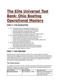 2026&sol;2027 The Elite Universal Test Bank&colon; Ohio ODNR Boating Operational Mastery & Law Study Guide