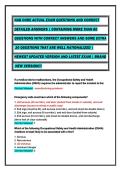 NAB CORE ACTUAL EXAM QUESTIONS AND CORRECT &NewLine;DETAILED ANSWERS &vert; CONTAINING MORE THAN 80 &NewLine;QUESTIONS WITH CORRECT ANSWERS AND SOME EXTRA&NewLine; 20 QUESTIONS THAT ARE WELL RATIONALIZED &vert; &NewLine;NEWEST UPDATED VERSION AND LATEST EXAM &vert; BRAND&NewLine; NEW VERSION&excl;&excl;&excl;&NewLine;