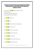 SCYM ASCP STUDY GUIDE&vert;ACTUAL EXAM QUESTIONS AND VERIFIED ANSWERS&vert;GRADED A&plus;&vert;PASS ON FIRST ATTEMPT&vert;BRAND NEW 2026&sol;2027 UPDATE&excl;&excl;&excl;