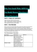 2026&sol;2027 S-Tier NSW AOD Clinical Guidelines Test Bank &vert; 33&plus; Mastery Scenarios&comma; Clinical Rationales & Pharmacology Protocols