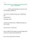 BCOT- firing range week Questions with 100&percnt; Verified Answers UPDATED&excl;&excl;&excl;&period;