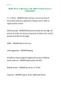 BCOT Week 4 Questions with 100&percnt; Verified Answers UPDATED&excl;&excl;&excl;&period;