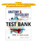 Anatomy and Physiology 11th Edition &lpar;Patton