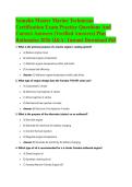 Yamaha Master Marine Technician Certification Exam Practice Questions And Correct Answers &lpar;Verified Answers&rpar; Plus Rationales 2026 Q&A &vert; Instant Download Pdf&NewLine;